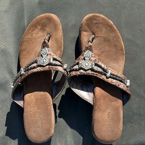 Brown Rialto sandals size 10M